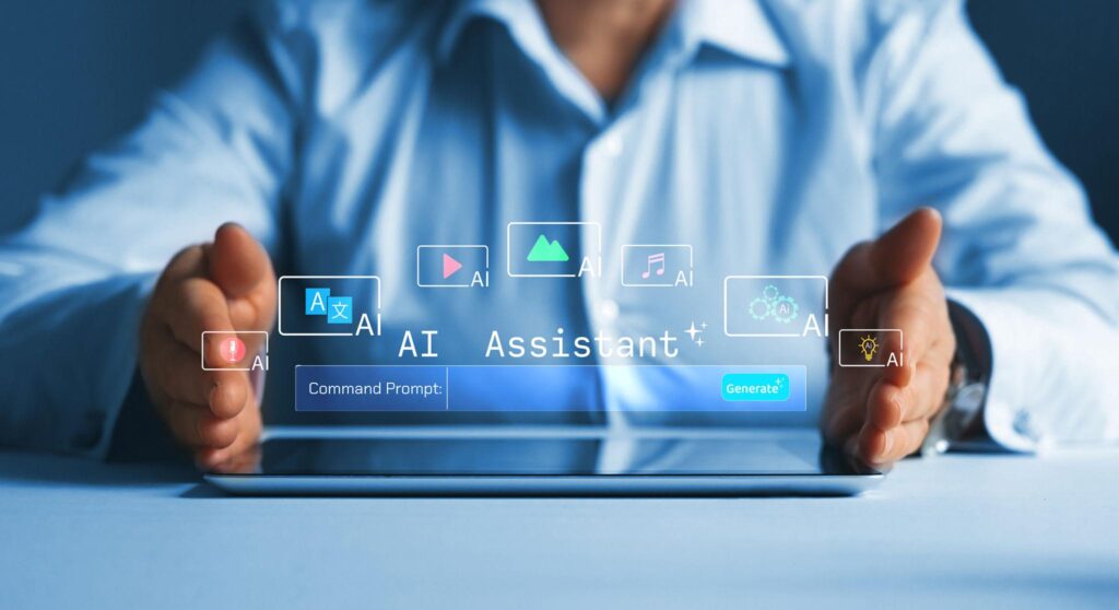 Human and AI working together